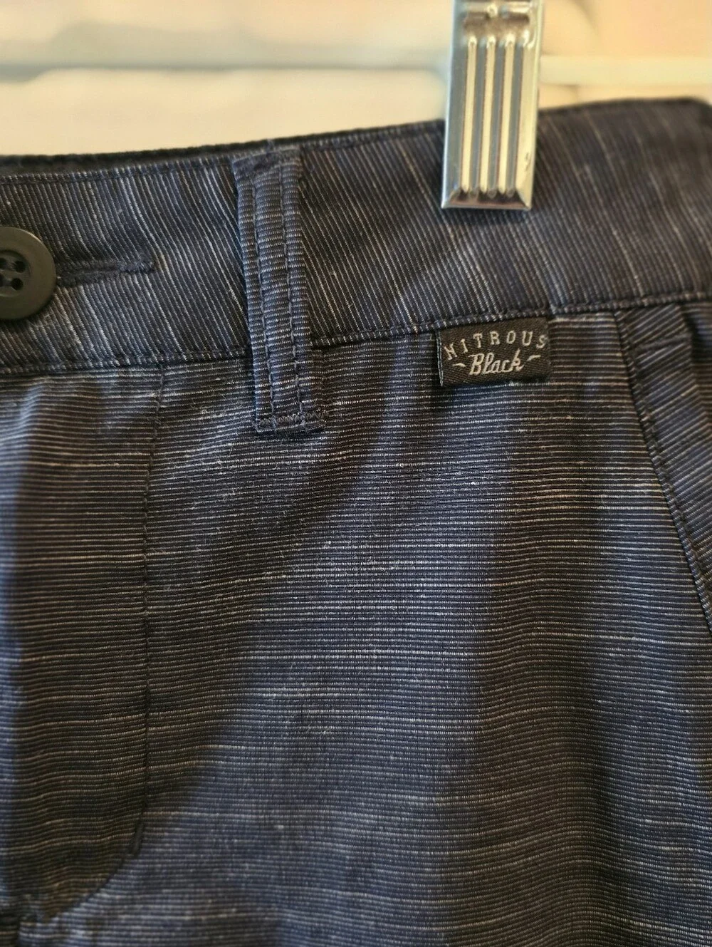 💙 NITROUS BLACK Boys Heathered Gray Black Shorts 10